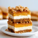 Pumpkin Cheesecake Bars with Streusel