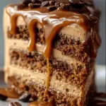 Gooey Coffee Caramel Cake