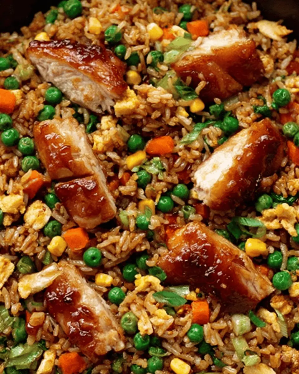 Bang Bang Chicken Fried Rice: Indulgent Recipe with Turkey Bacon