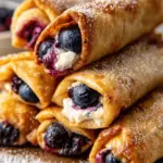 Blueberry Cream Cheese Egg Rolls