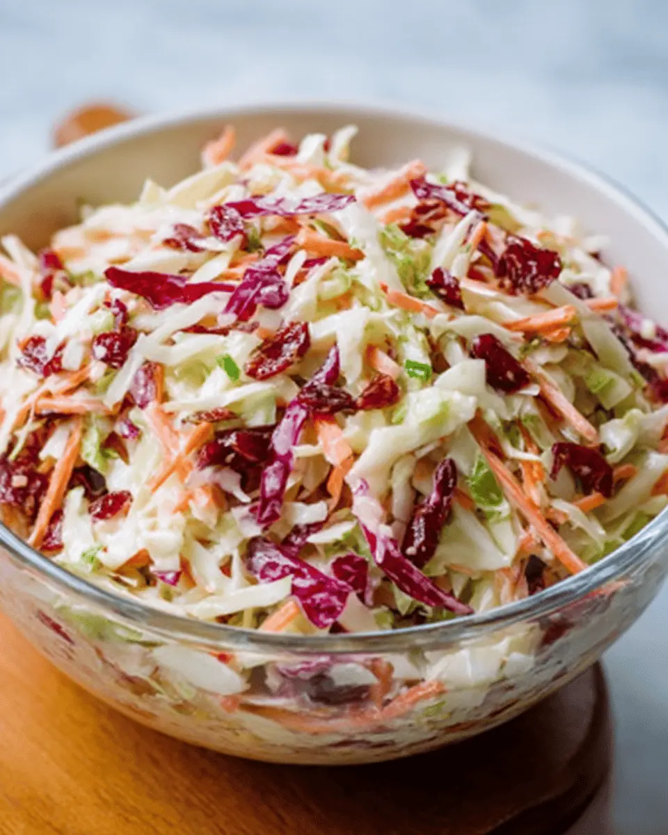 Refreshing Apple Cranberry Coleslaw: A Delightfully Healthy Twist