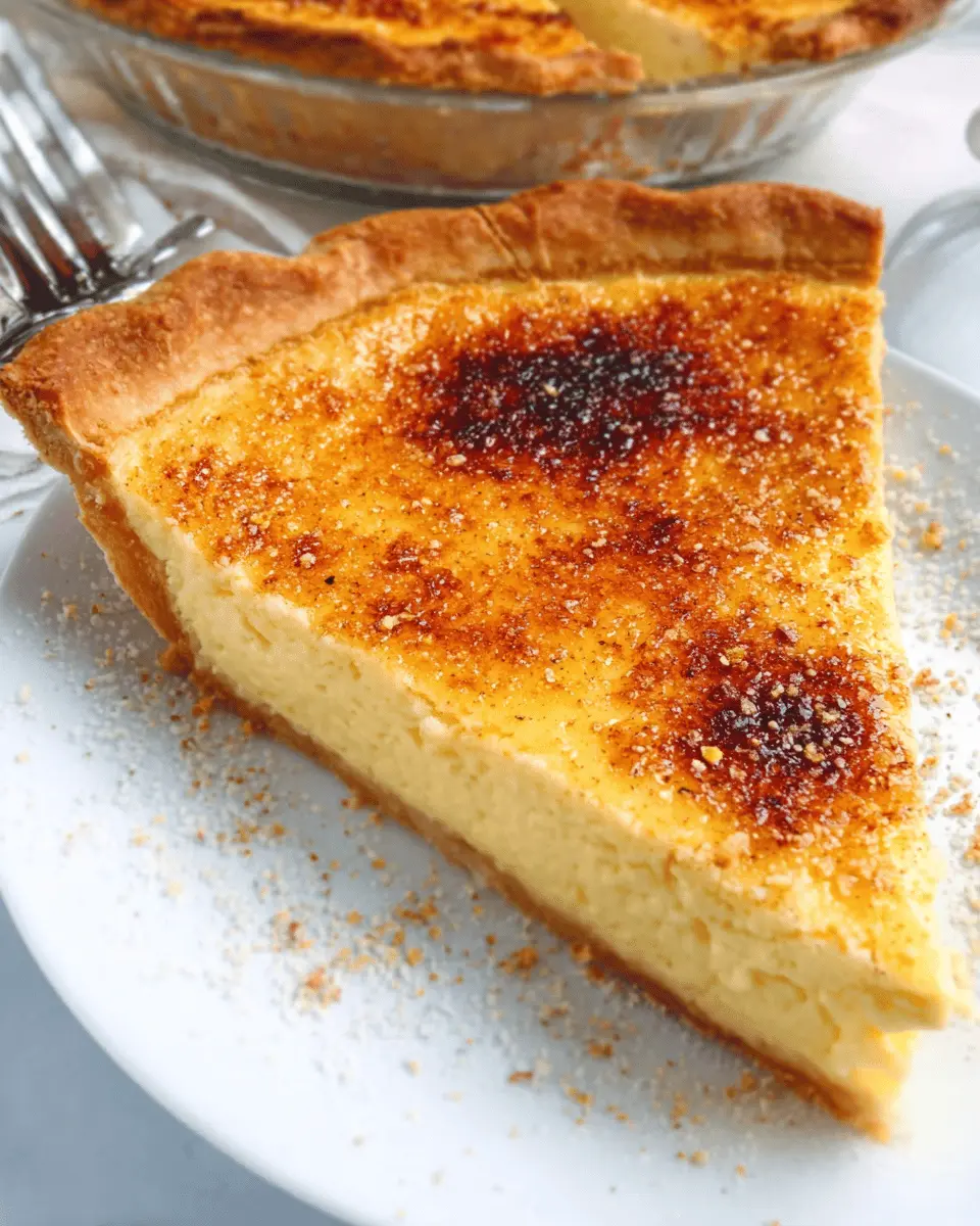 Old Fashioned Egg Custard Pie: The Best Comfort Dessert Recipe