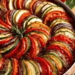 Baked Ratatouille with Tomatoes, Zucchini, and Eggplant