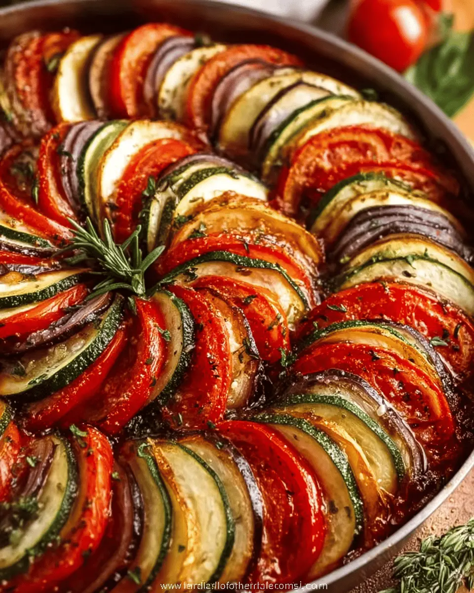 Baked Ratatouille with Tomatoes, Zucchini, and Eggplant: A Delicious Twist on a Classic Comfort Dish