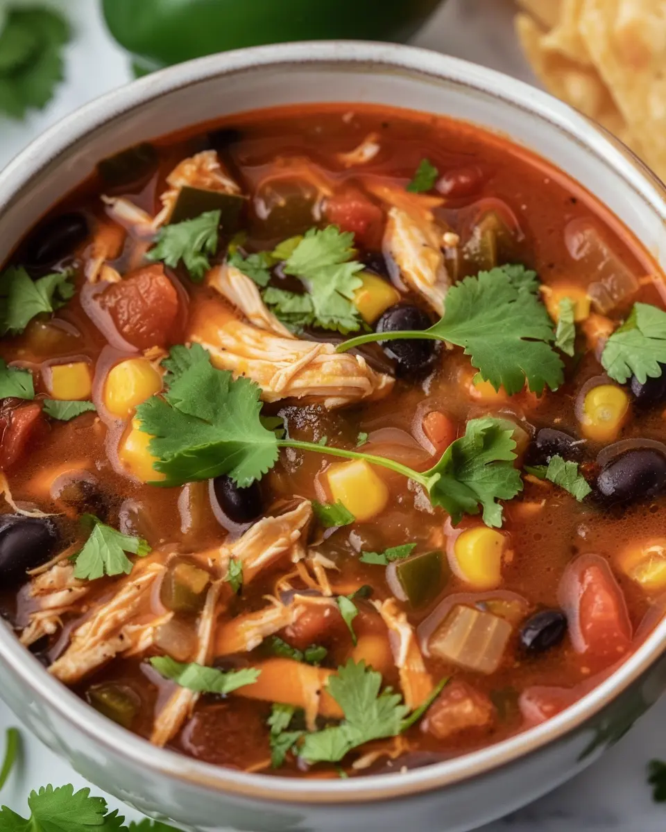 Crockpot Chipotle Chicken Soup: Easy Comfort in Every Bite