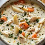 Crockpot Chicken Alfredo Soup