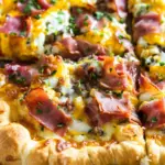 Breakfast Pizza with Crescent Rolls