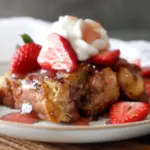 Slow Cooker Strawberry French Toast Casserole