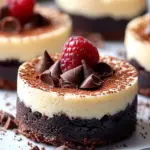 Brownie Bottom Mini Cheesecakes