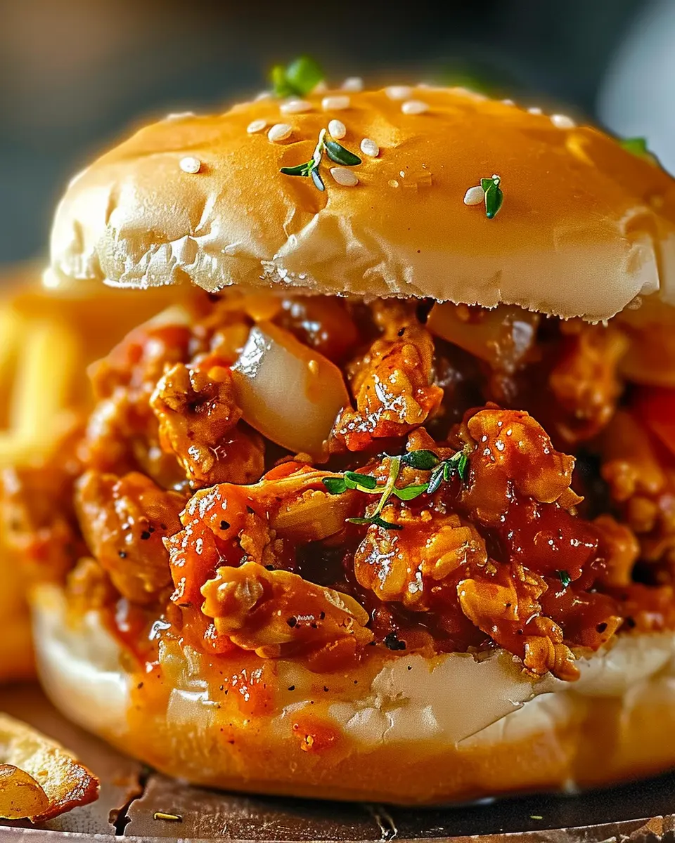 Delicious Cajun Chicken Sloppy Joes: Irresistibly Flavorful Twist