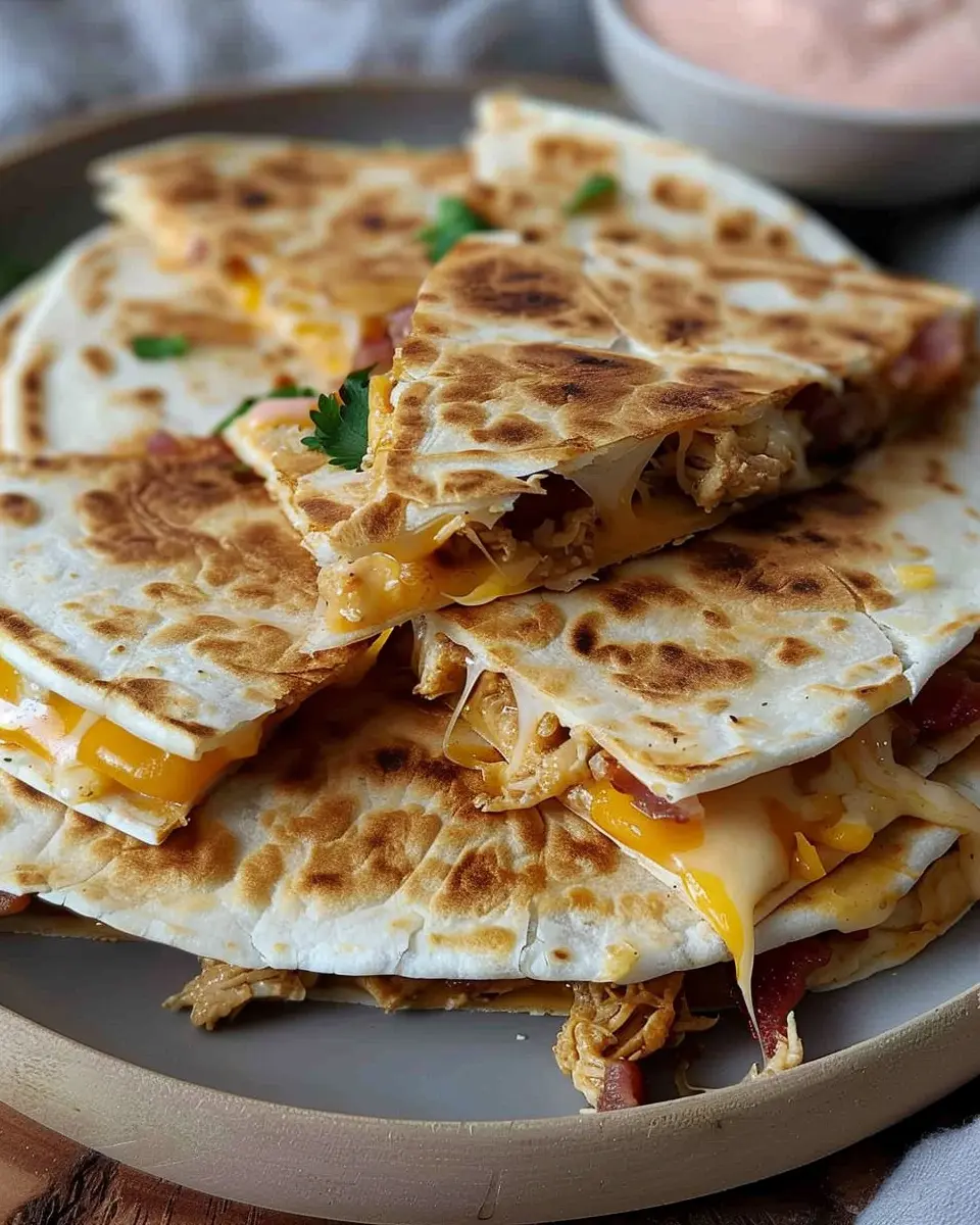 Bacon Ranch Ground Chicken Quesadillas: Easy and Delicious Twist