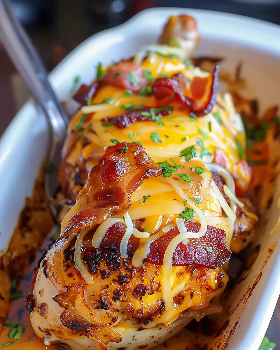 Chicken with Bacon and Cheese: A Juicy Twist on Comfort Food