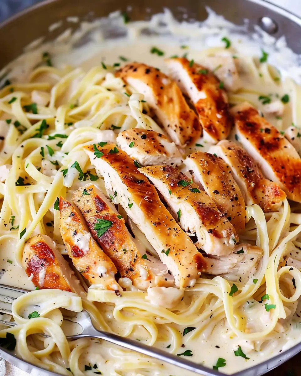Best Chicken Alfredo Recipe: Creamy Indulgence with Turkey Bacon