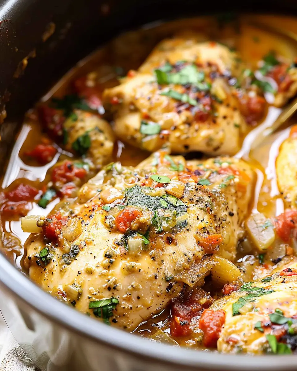 Crock Pot Tuscan Chicken: Easy, Flavorful Dinner with Turkey Bacon