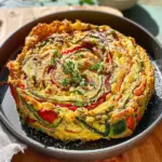 Breakfast Veggie Crinkle Cake