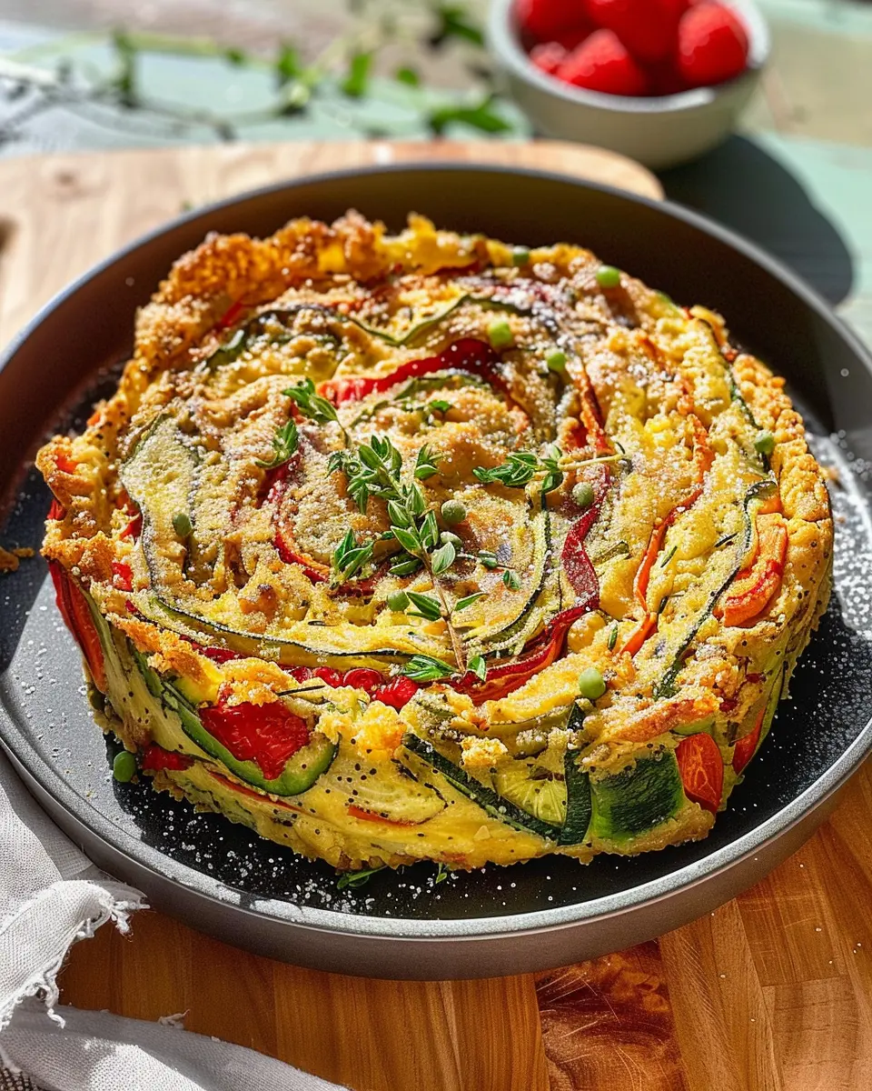 Breakfast Veggie Crinkle Cake: A Deliciously Easy Start to Your Day