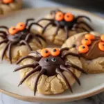 Peanut Butter Spider Cookies
