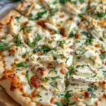 Chicken Alfredo Pizza