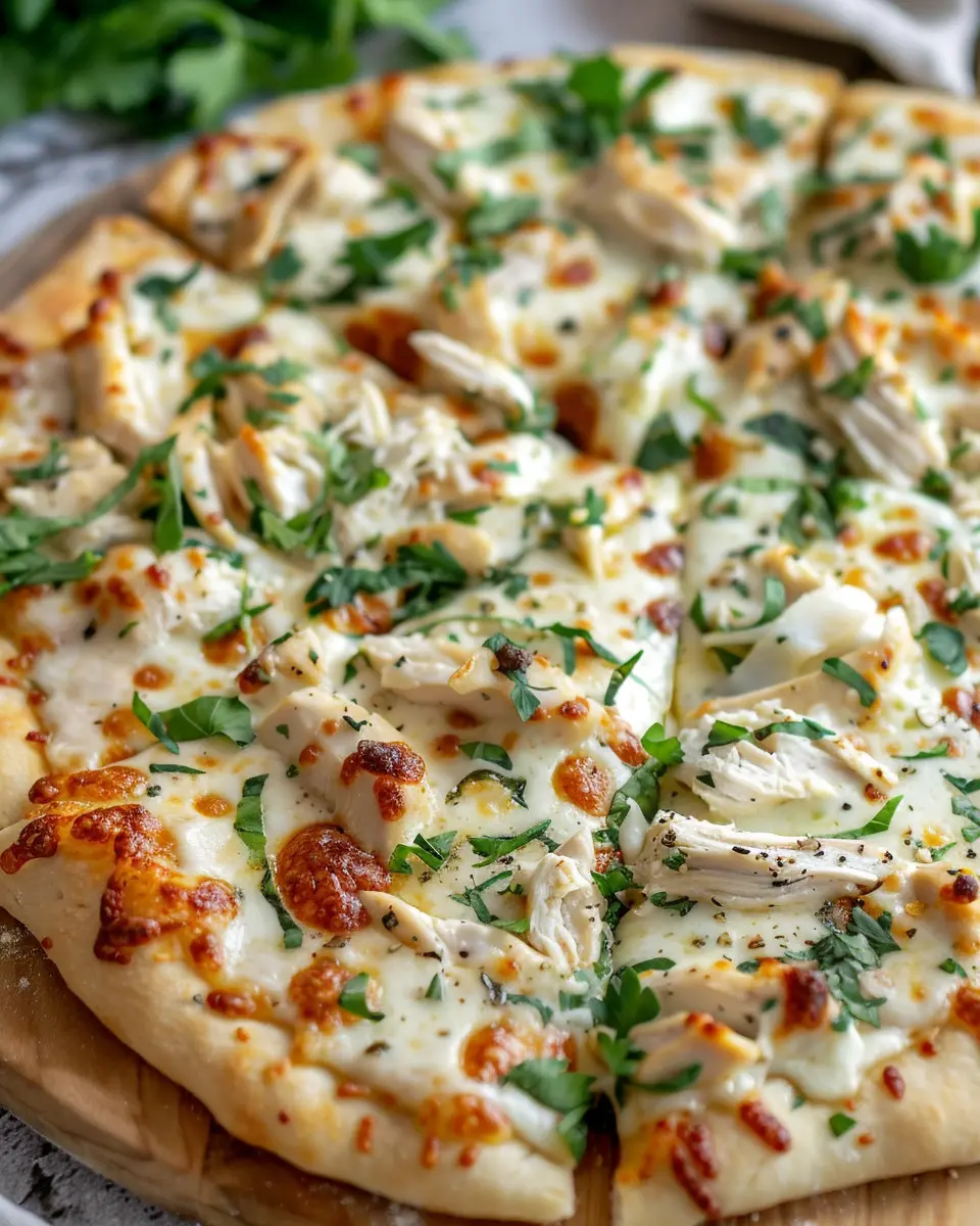 Chicken Alfredo Pizza: Easy and Indulgent Homemade Delight