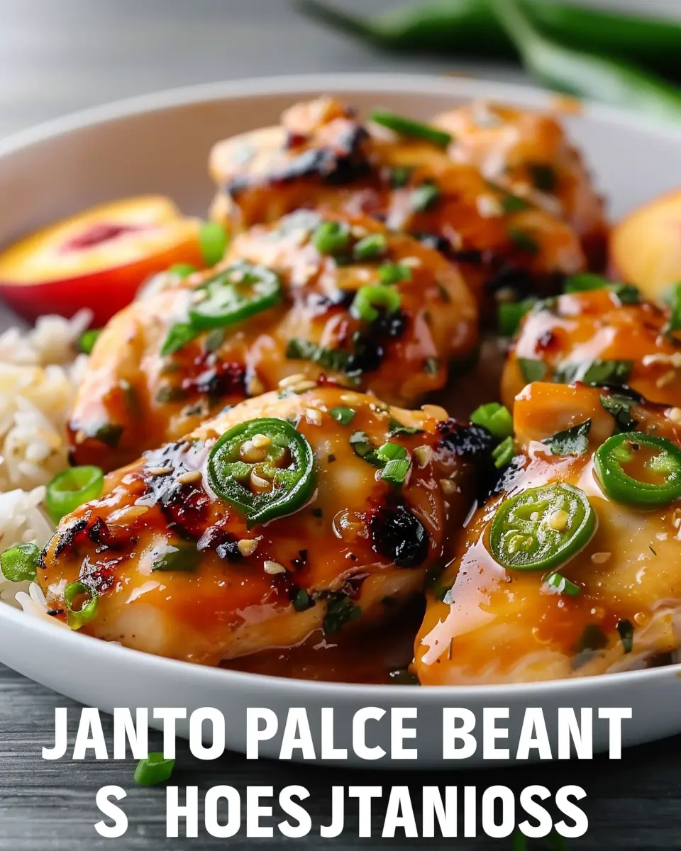 Jalapeno Peach Chicken: A Juicy Twist on Your Dinner Routine