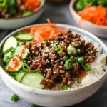 Korean Ground Beef Bowls