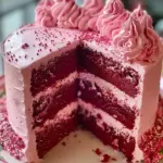Mother’s Day Pink Velvet Cake