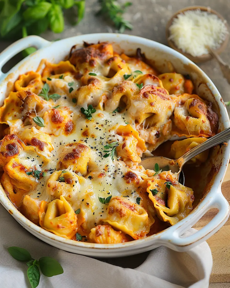 Chicken and Cheese Tortellini Bake: The Indulgent Comfort Meal