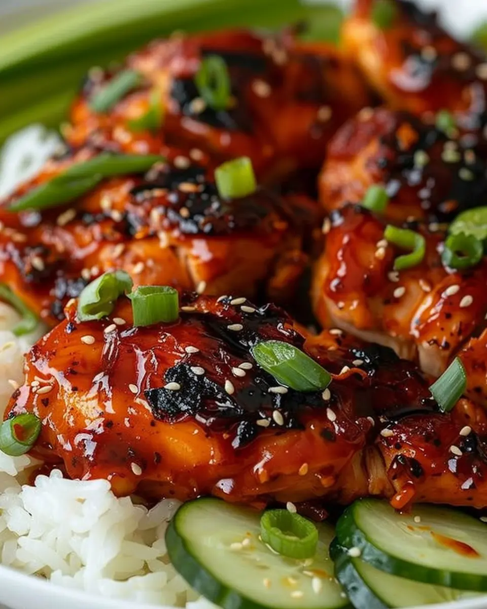 Korean Baked Honey Gochujang Chicken: Easy &amp; Irresistibly Flavorful