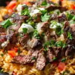 Steak Queso Rice
