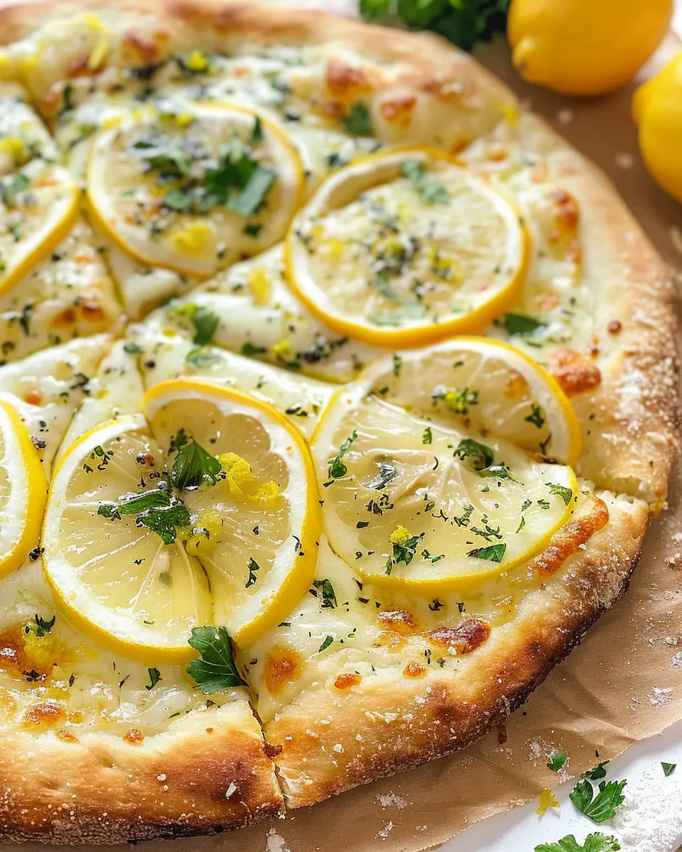 Lemon Pizza: A Refreshing Twist on Your Favorite Homemade Dish
