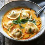 Thai Coconut Curry Dumpling Soup