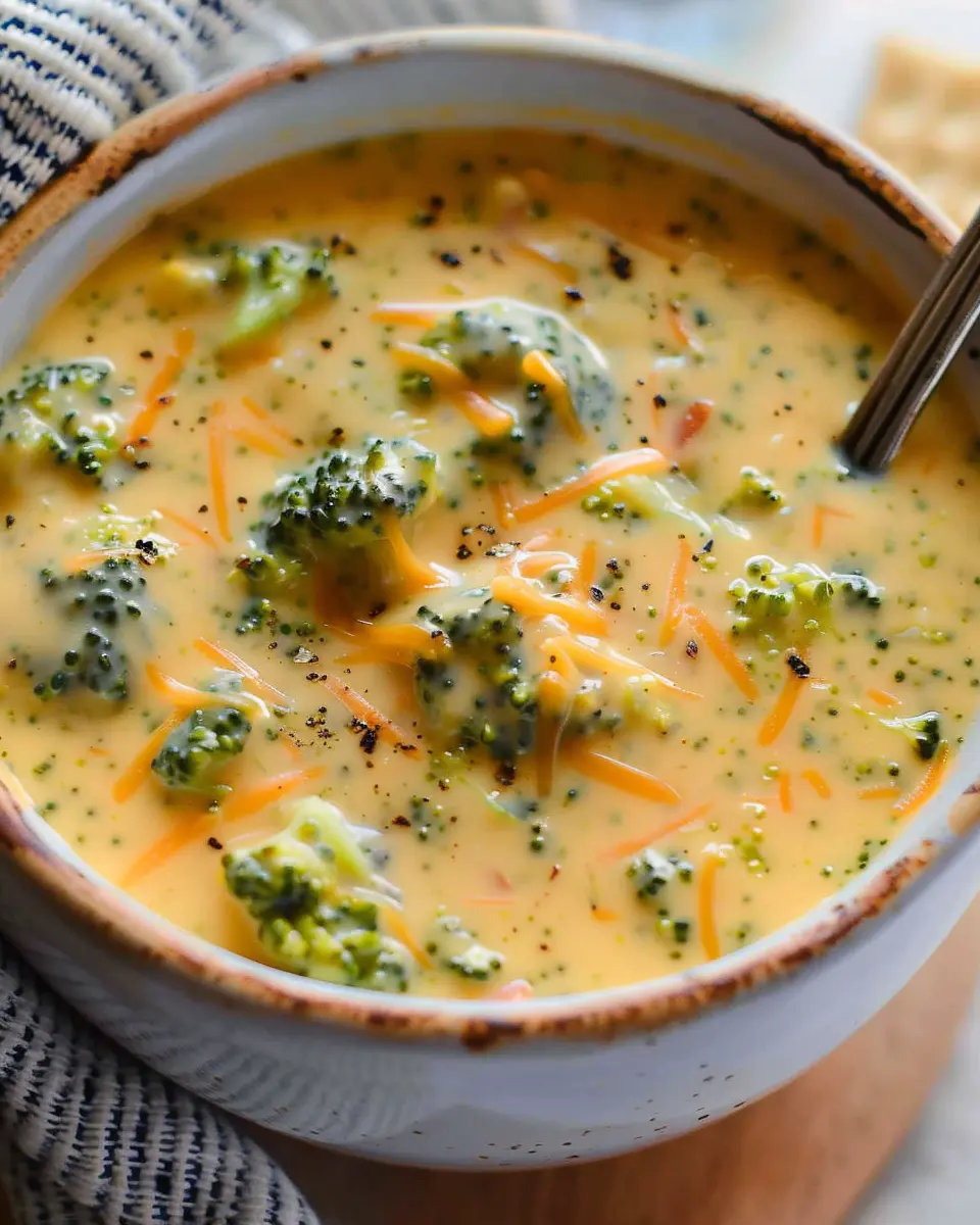 Broccoli Cheddar Soup: The Best Creamy Comfort Food Recipe