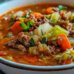 Cabbage Soup with Ground Beef