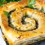 Flaky Spanakopita Spiral