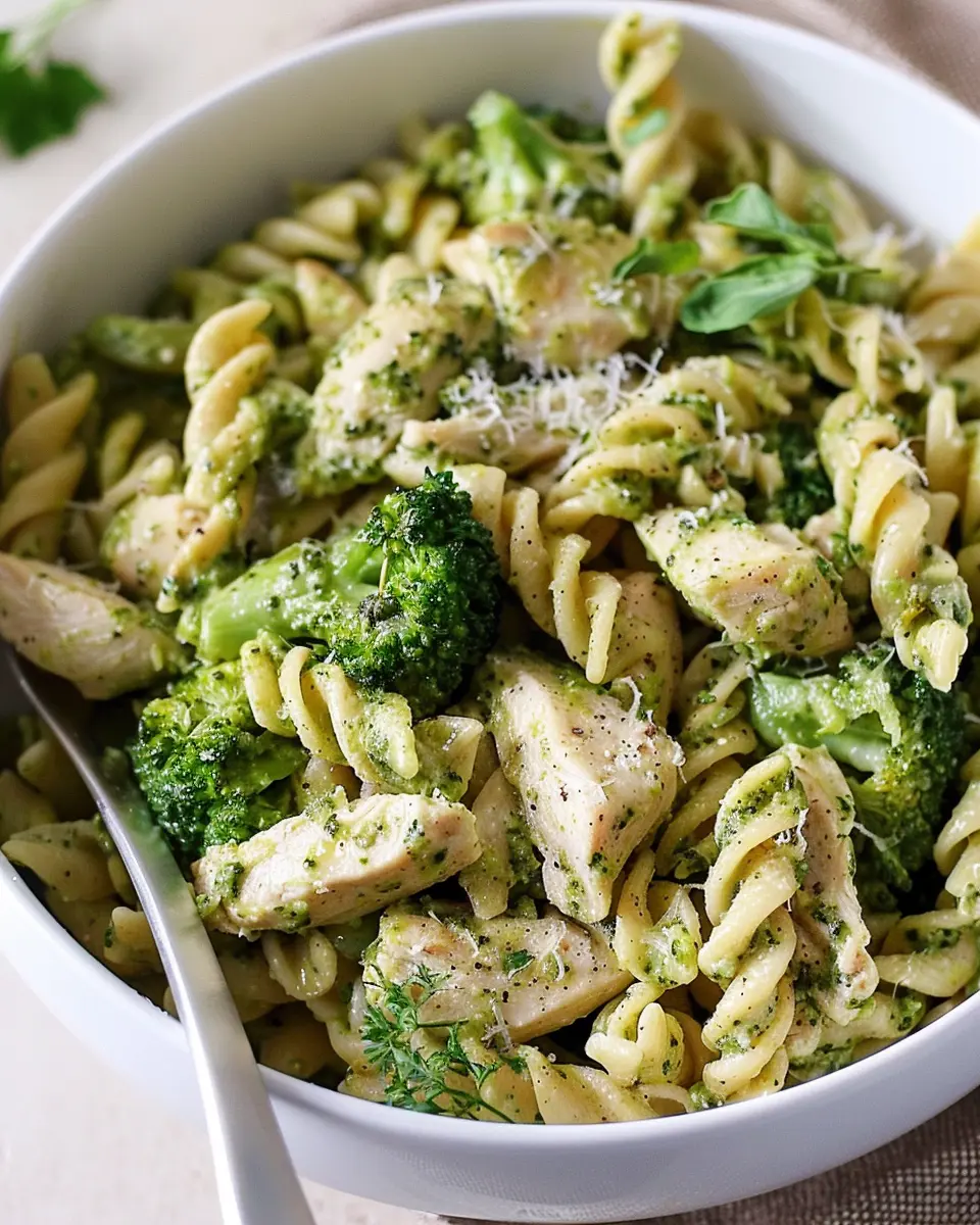Chicken and Broccoli Pesto Pasta: A Quick and Easy Delight