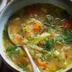 Lemon Dill Cabbage Soup