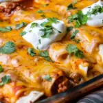 Easy Cheesy Ground Beef Enchilada