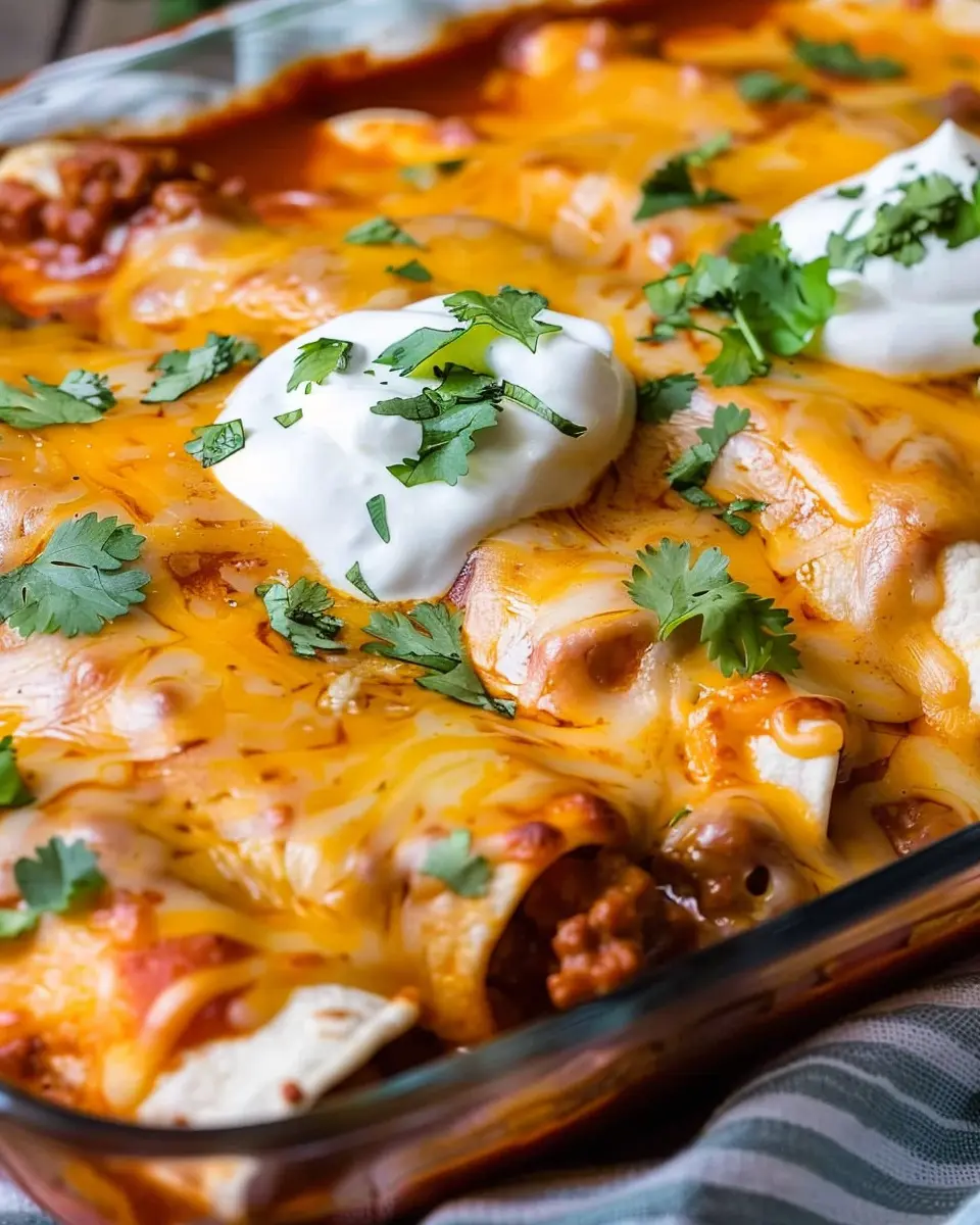 Easy Cheesy Ground Beef Enchilada Recipe Your Family Will Love