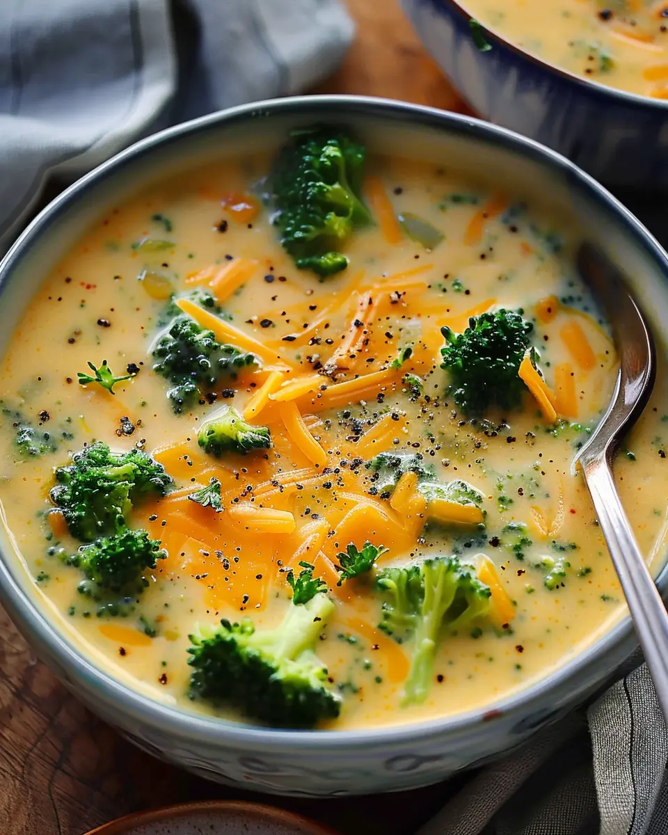 Easy Broccoli Cheddar Soup: A Quick and Creamy Delight for All