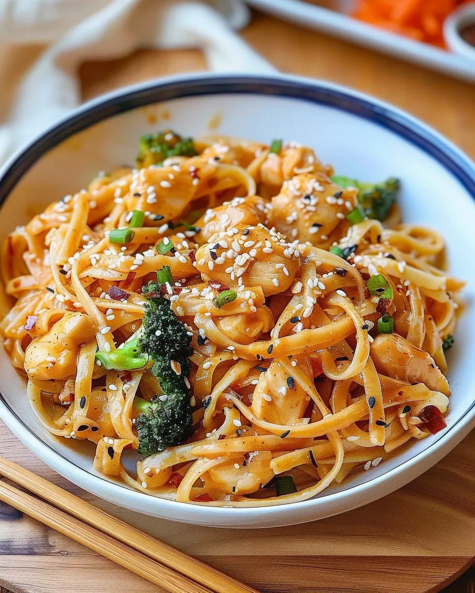 Thai Peanut Chicken Pasta: Easy Recipe for a Flavorful Family Dinner