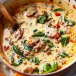 Creamy Italian Sausage Soup Recipe