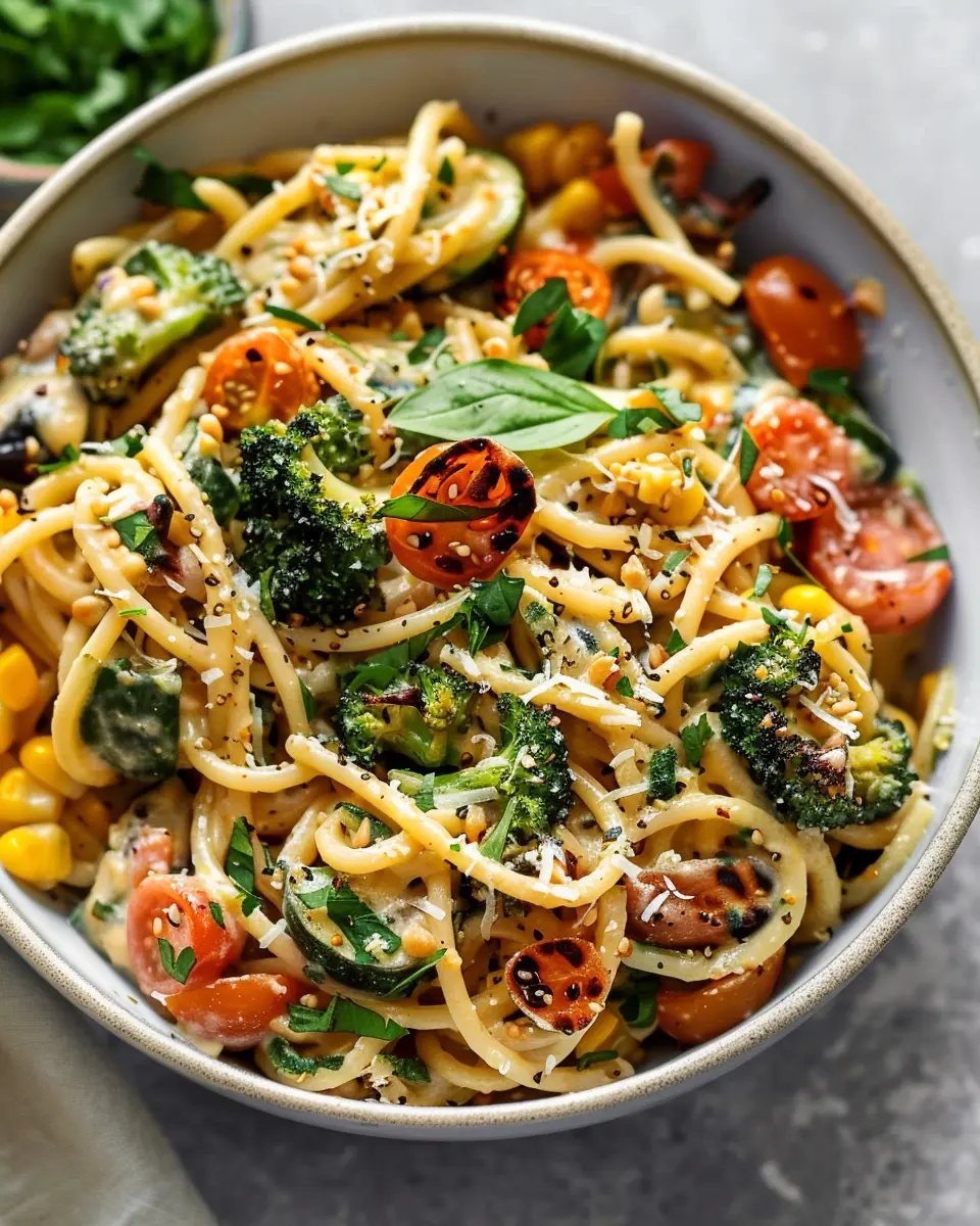 Creamy Protein-Packed Pasta Bowl with Turkey Bacon Delight