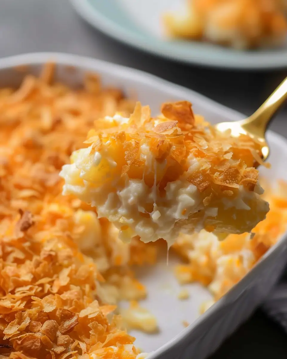 Funeral Potatoes: Easy Comfort Food with Turkey Bacon and Chicken Ham