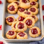 Raspberry Thumbprint Cookies