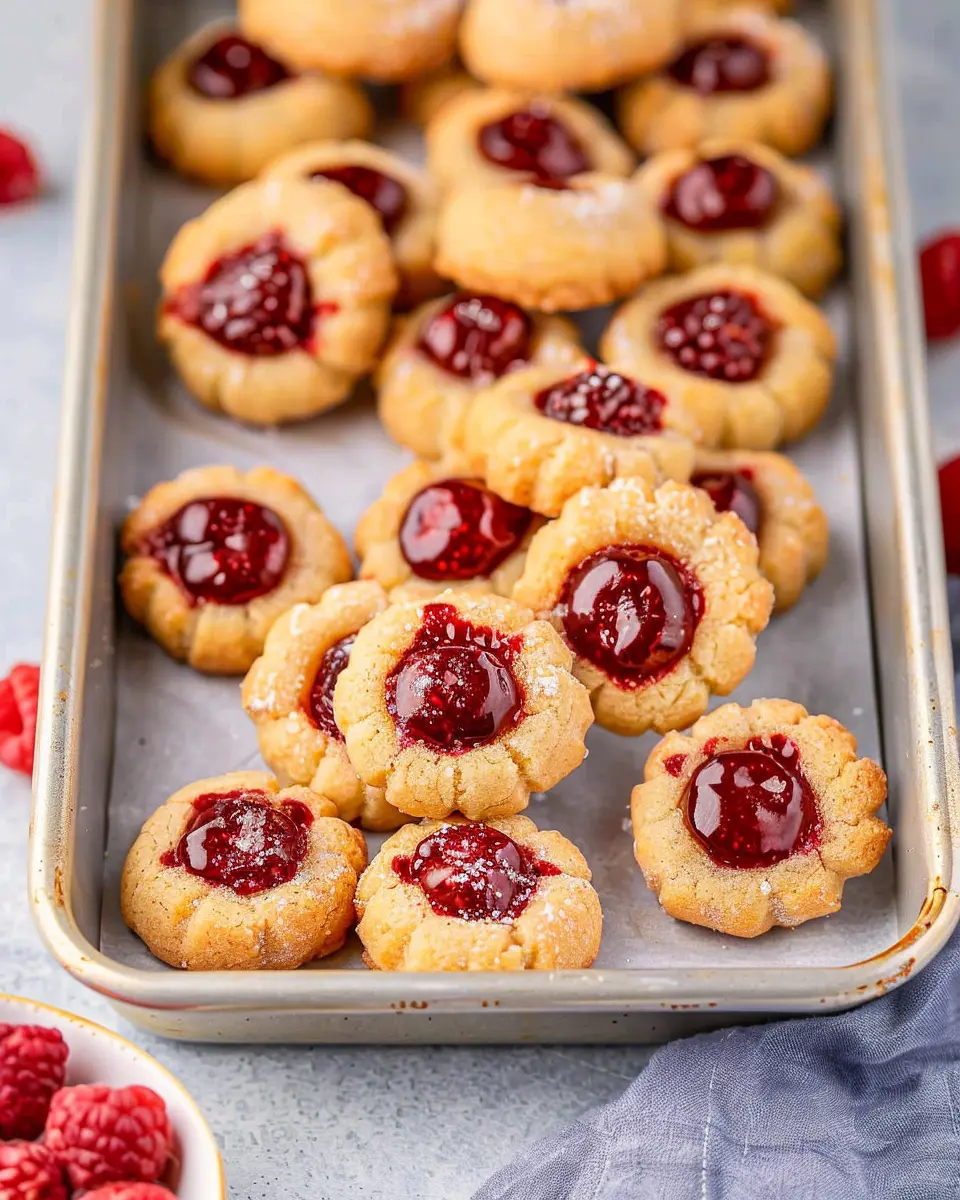 Raspberry Thumbprint Cookies: Easy and Indulgent Treats to Bake