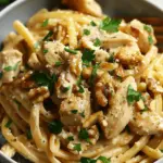 Chicken and Walnut Pasta