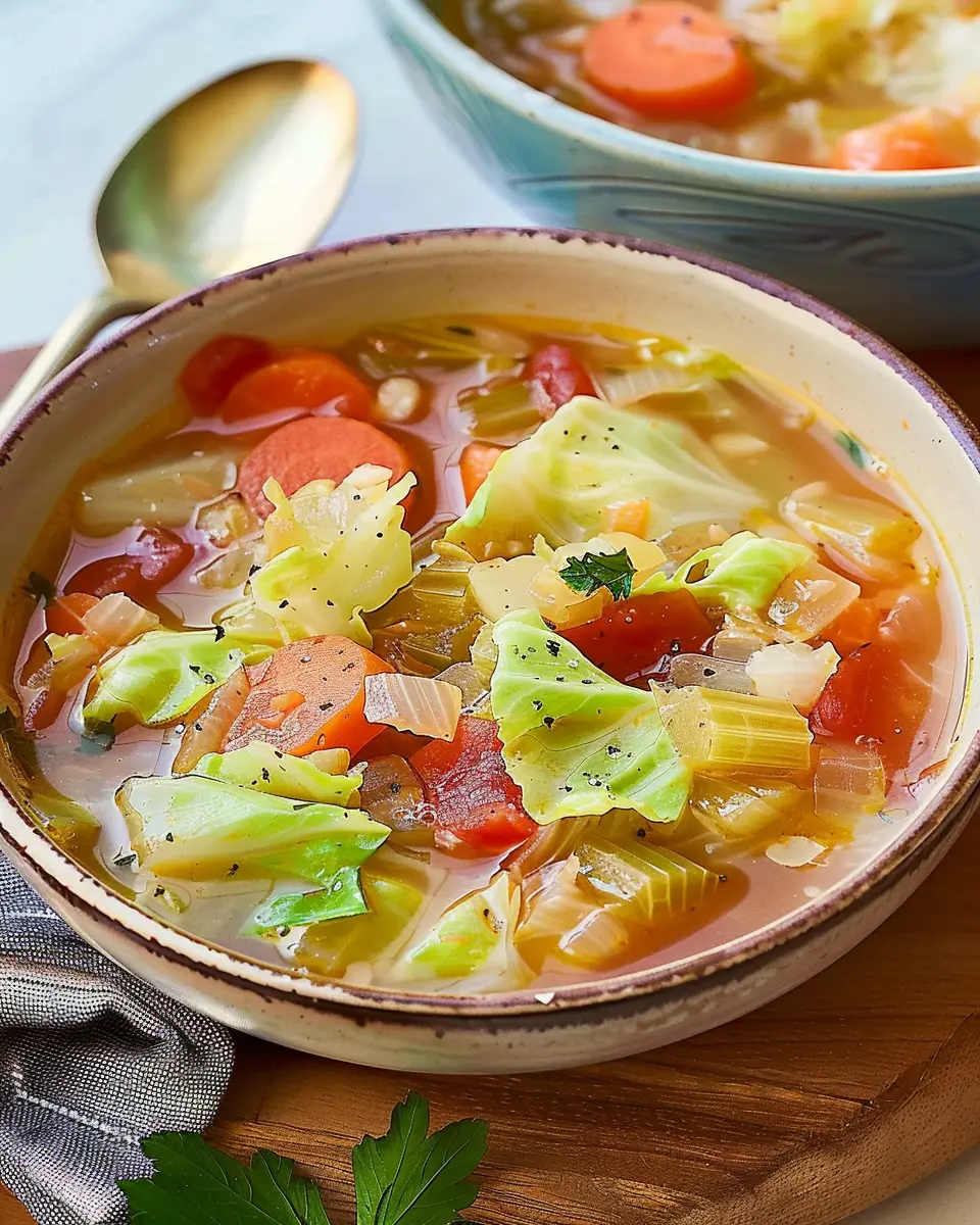 Best Cabbage Soup Recipe with Turkey Bacon and Chicken Ham Twist