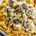 Chicken and Mushroom Stroganoff Pasta