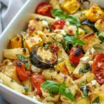 Best Baked Feta Pasta with Vegetables