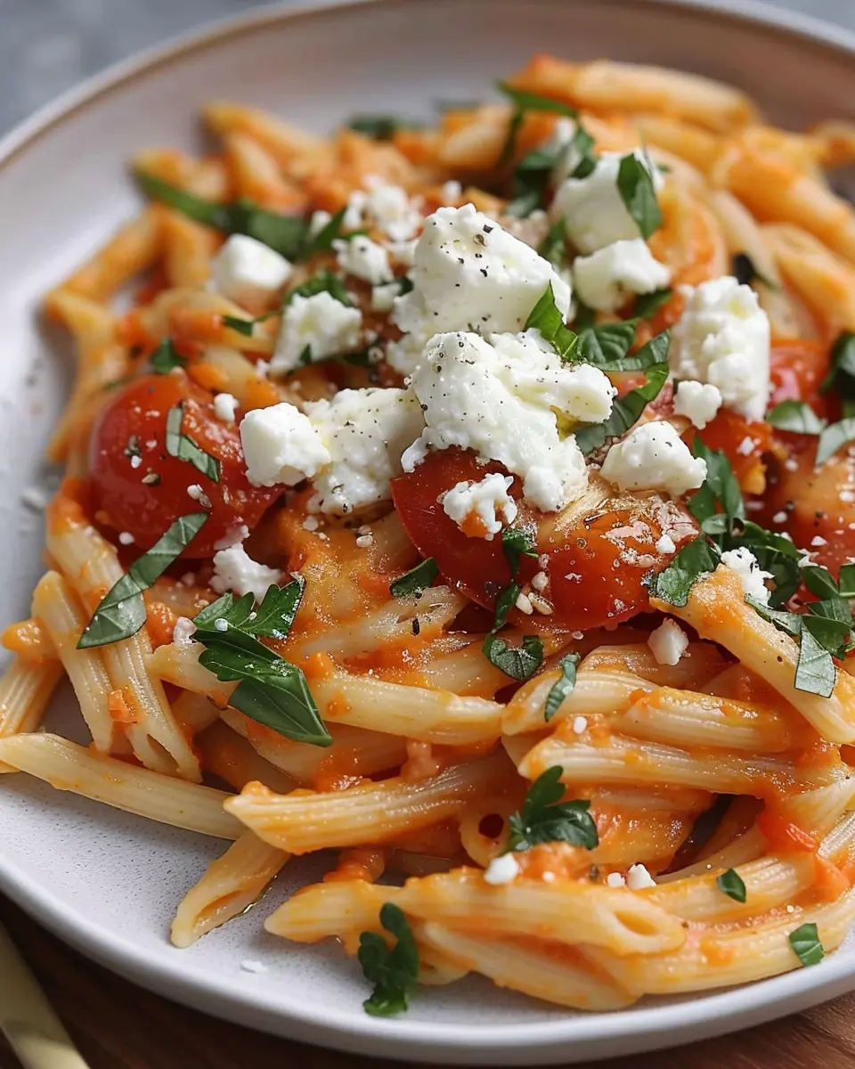 Roasted Tomato Garlic Ricotta Pasta: The Best Comfort Meal